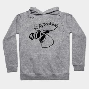 Moose It's in my blood Hoodie